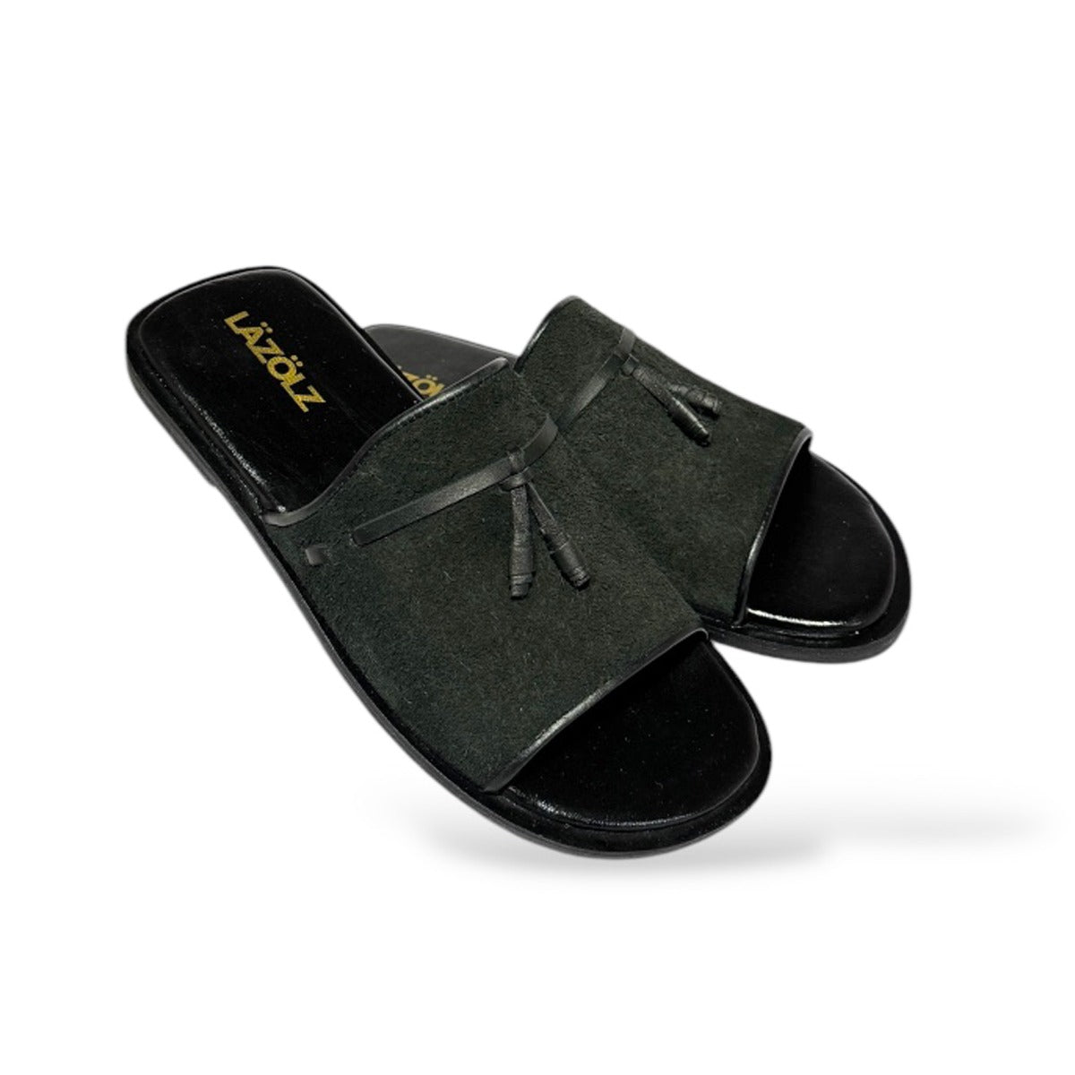 Lewis Suede Tassel Slides