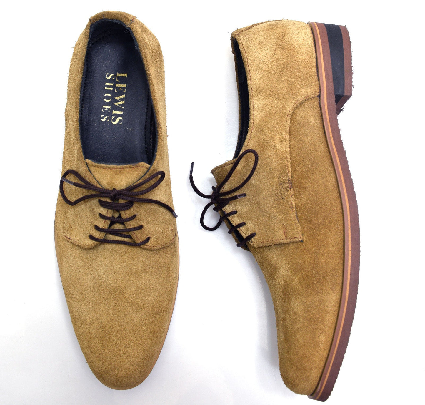 Classic Suede Derby Shoes