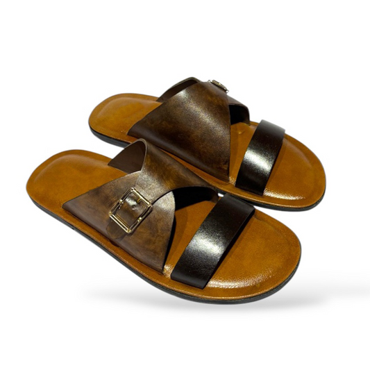 Lewis Dual-Tone Buckle Slides