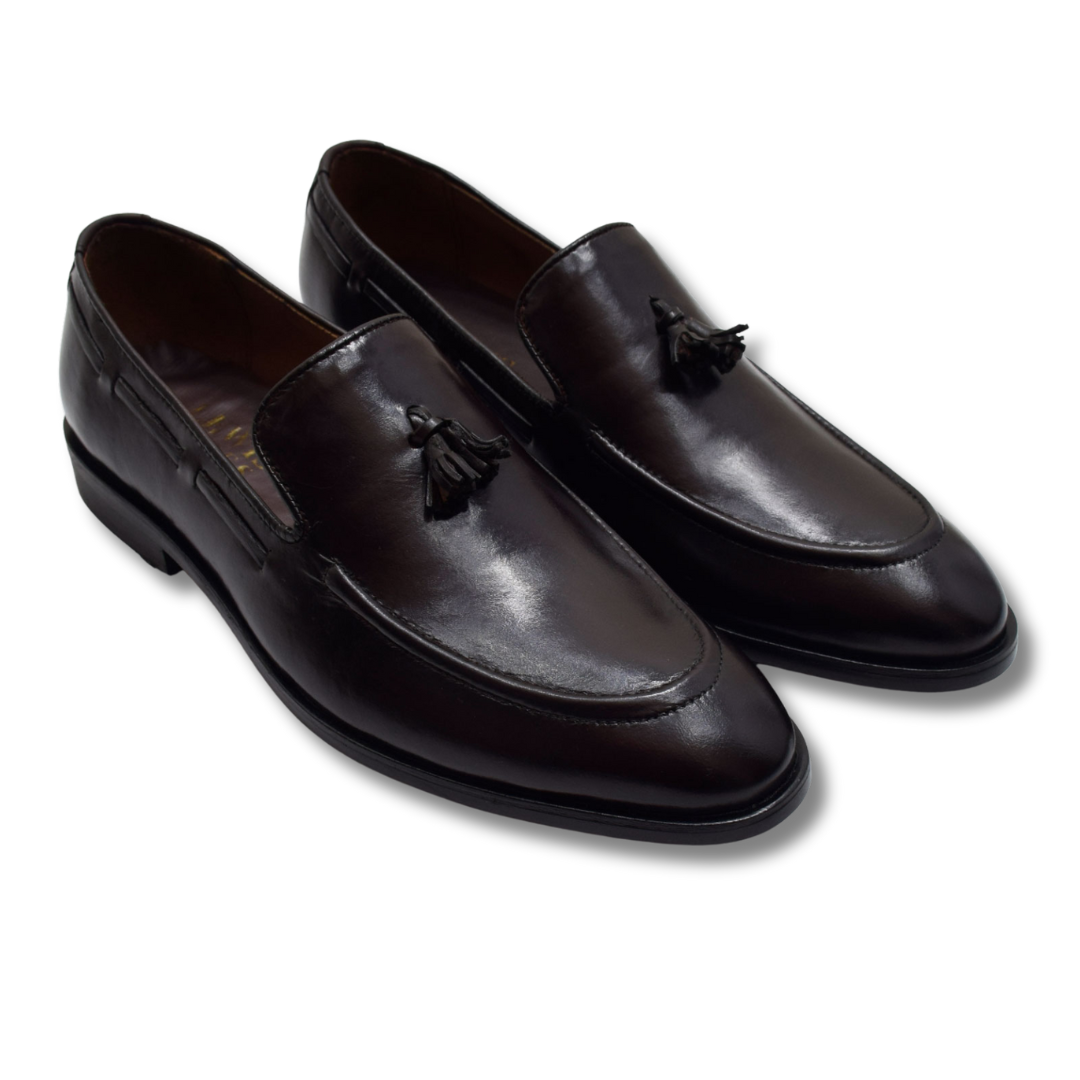 Black Tassel Loafers